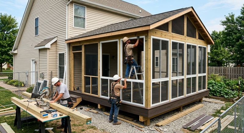 Enclosed Deck Installation in Boulder, CO