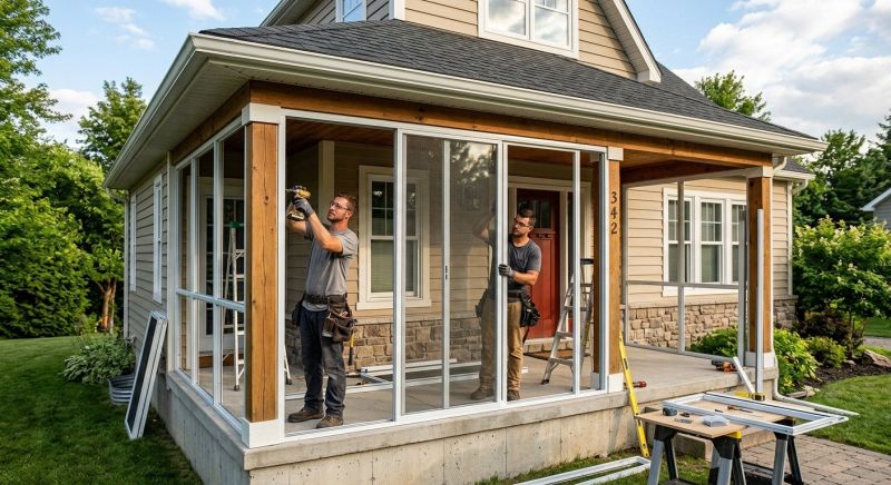 Enclosed Porch Construction in Longmont, CO