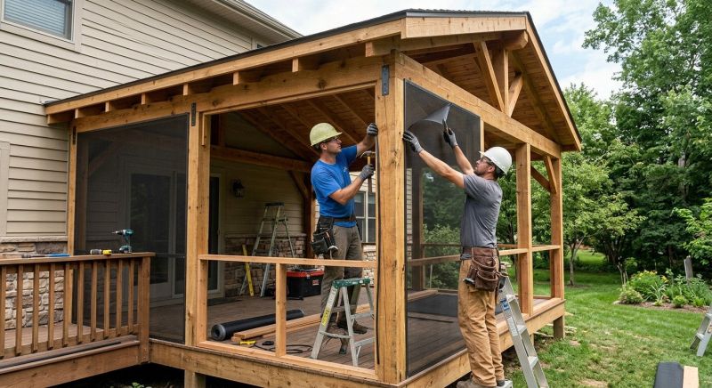 Enclosed Porch Construction in Cincinnati, OH