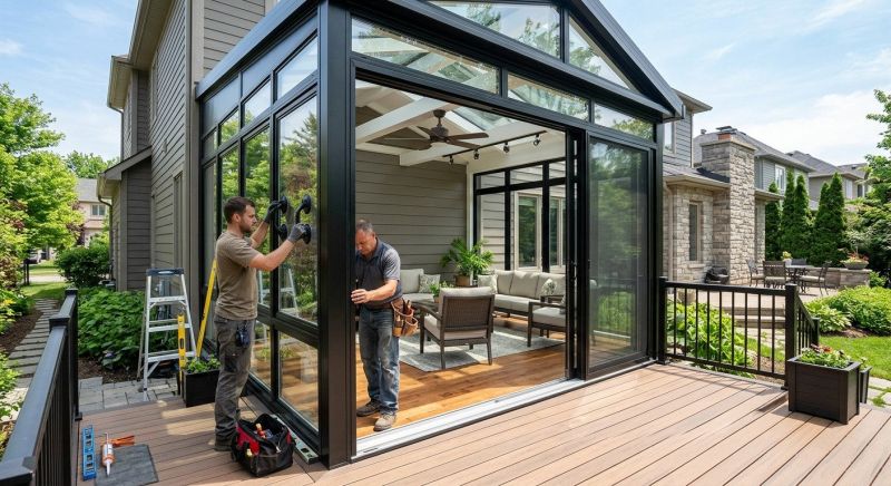 Four Season Room Installation in Knoxville, TN