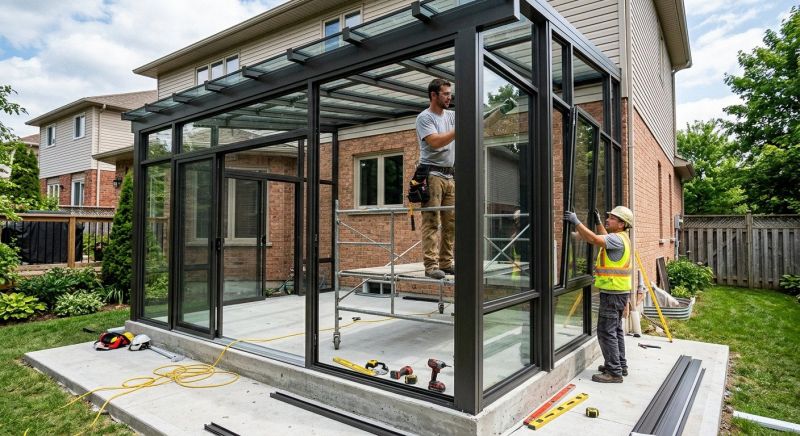 Patio Enclosure Installation in Asheville, NC
