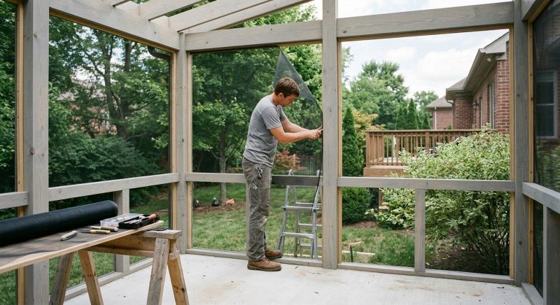Screened In Porch Installation in Asheville, NC