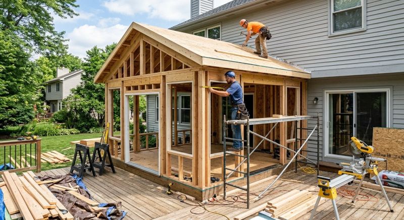Three Season Room Construction in Dallas, TX