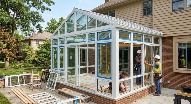 Three Season Room Installation in Longmont, CO