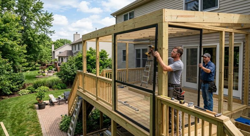 Enclosed Patio Installation Service
