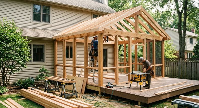 Enclosed Deck Installation in Boulder, CO