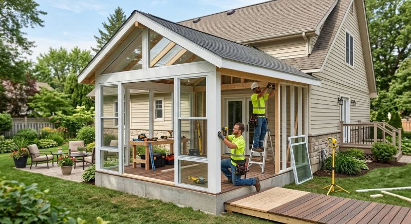 Enclosed Porch Installation in Boulder, CO